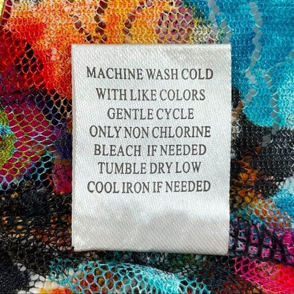 Almost Famous Sheer Lace Floral Zip Front Tank - Picture 9 of 9